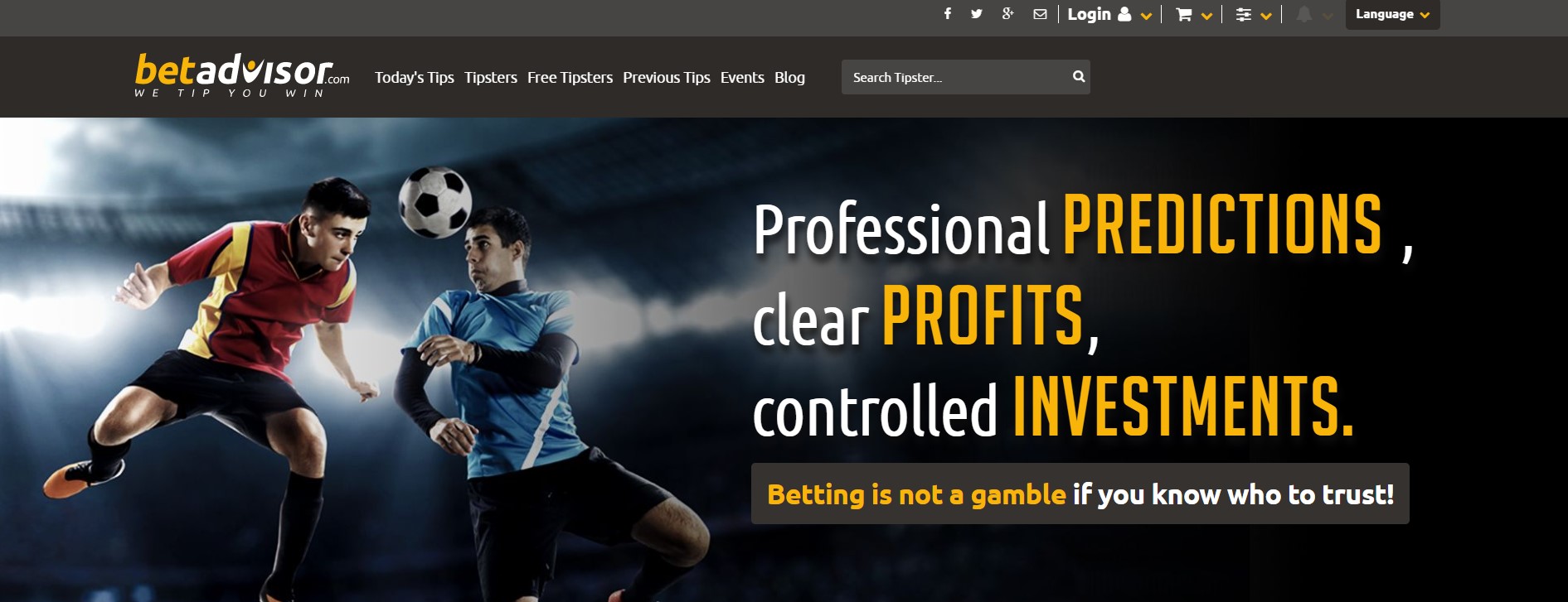 betadvisor.com  - معرفی سایت های تیپستر (Tipsters) رایگان خارجی