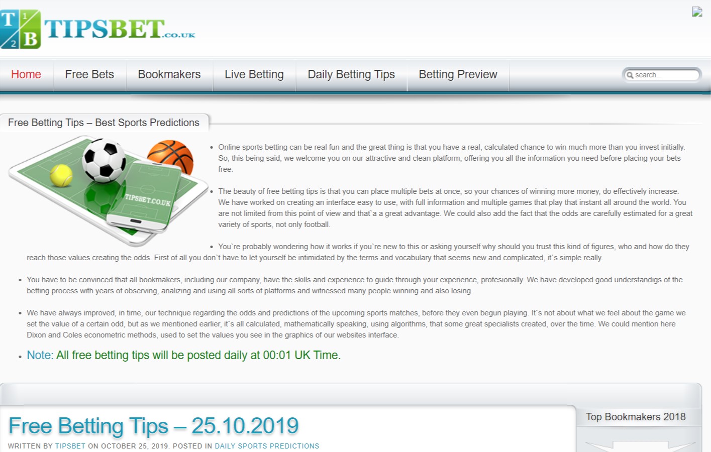tipsbet - معرفی سایت های تیپستر (Tipsters) رایگان خارجی
