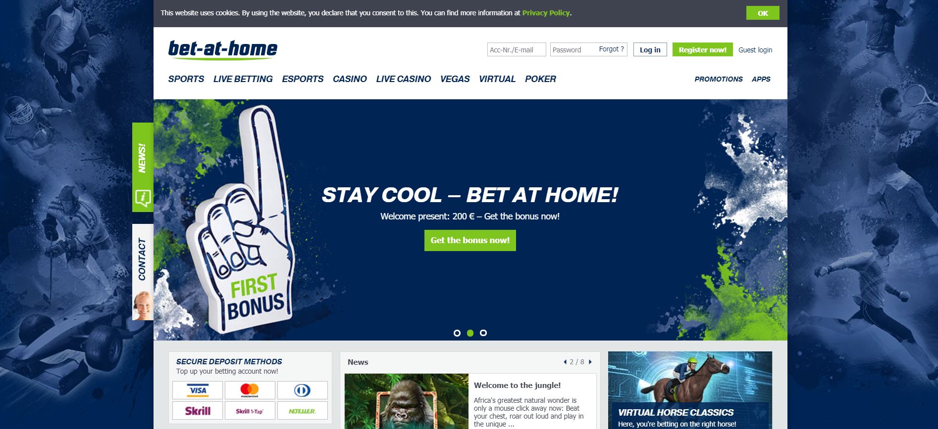 لیست بهترین سایت های شرط بندی پوکر جهان bet at home - لیست بهترین سایت های شرط بندی پوکر جهان