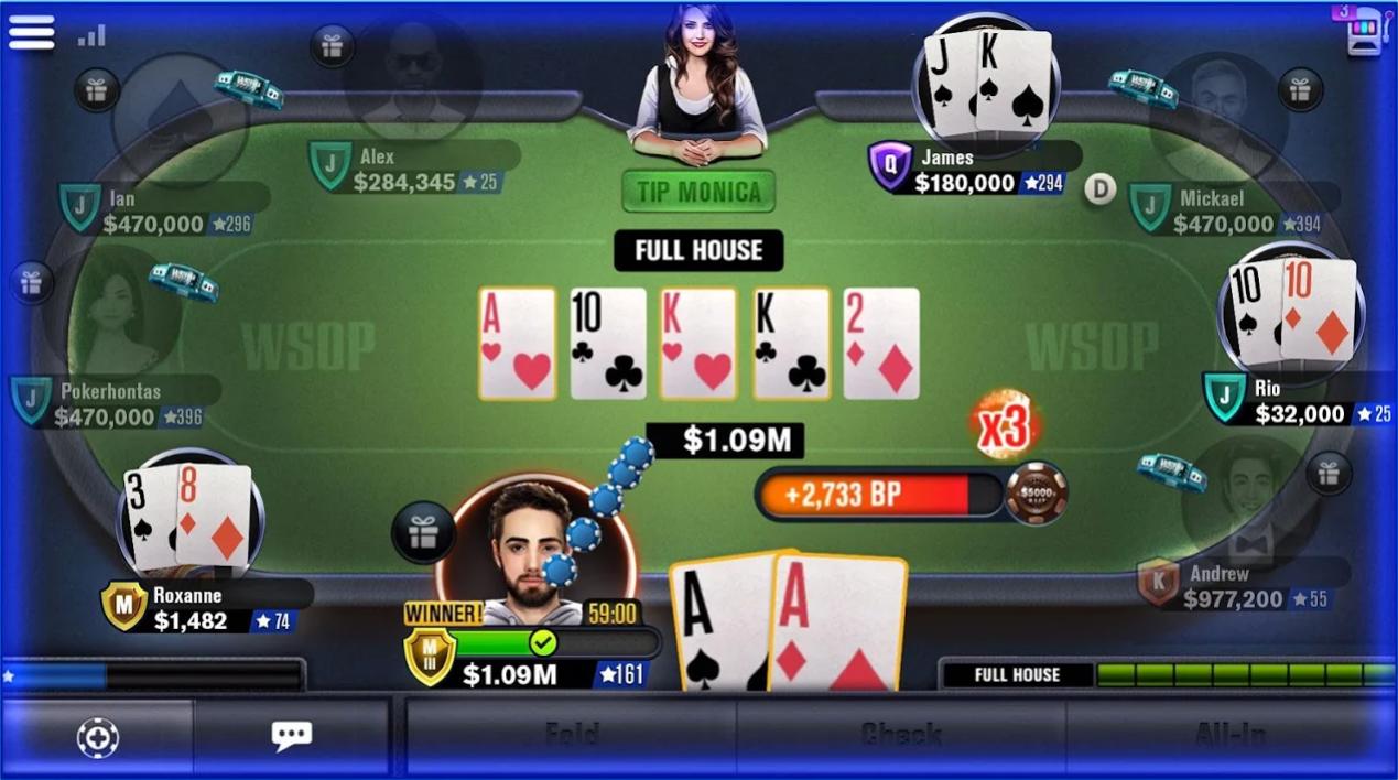 World Series of Poker - دانلود بازی های پوکر برای گوشی های اندروید و ios