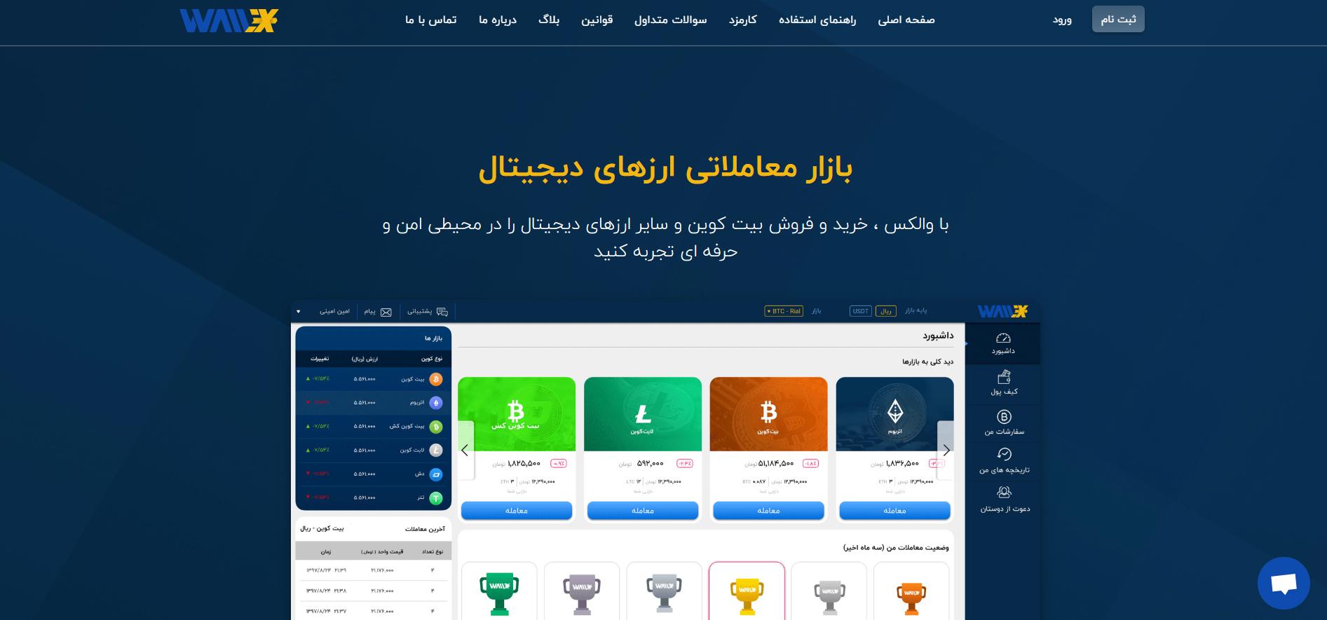 معرفی بهترین سایت های خرید و فروش ارز دیجیتال ایرانی walex - معرفی بهترین سایت های خرید و فروش ارز دیجیتال ایرانی