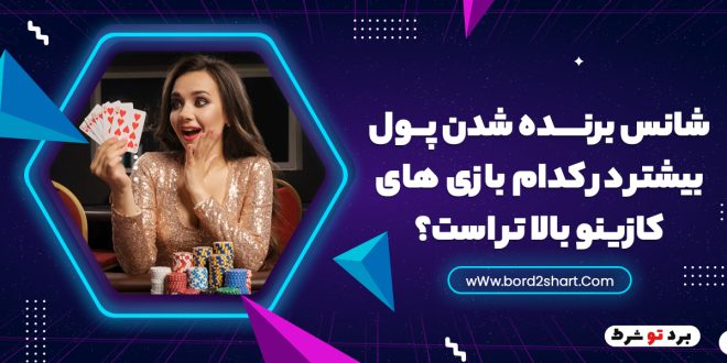 شانس برنده شدن پول بیشتر در کدام بازی های کازینو بالا تر است؟